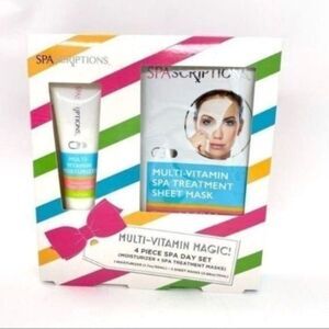 Spa Day Gift Set Moisturizer & Spa Treatment Masks New